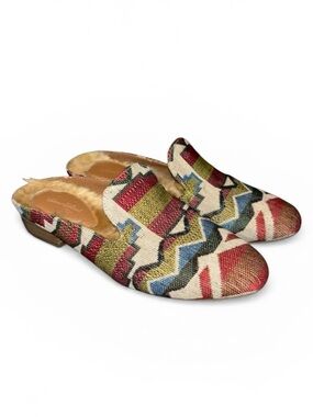 Women’s Universal Threads Synthia Faux Fur Lined Mules -Size 8.5